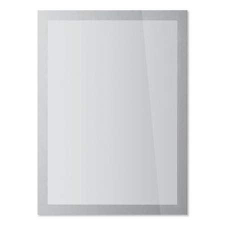 Durable DURAFRAME SUN Sign Holder, 8.5 x 11, Silver Frame, 2/Pack (400023)