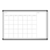U Brands PINIT Magnetic Dry Erase Undated One Month Calendar, 36 x 24, White (2901U0001)