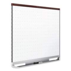 Quartet Prestige 2 Magnetic Total Erase Whiteboard, 72 x 48, Mahogany Frame (TEM547M)
