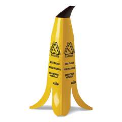 Impact Banana Wet Floor Cones, 11 x 11.15 x 23.25, Yellow/Brown/Black (B1001)