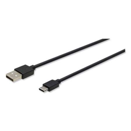 Innovera USB to USB C Cable, 6 ft, Black (30014)