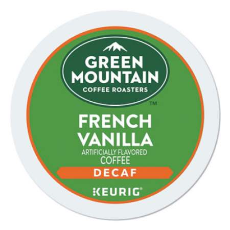 Green Mountain Coffee French Vanilla Decaf Coffee K-Cups, 24/Box (7732)