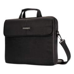 Kensington 17" Simply Portable Padded Laptop Sleeve, Interior/Exterior Pockets, Black (62567)
