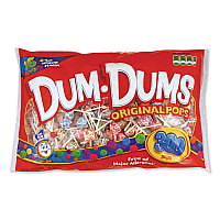 Dum-Dum-Pops, Assorted Flavors, Individually Wrapped, 300/Pack (60)