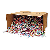 Dum-Dum-Pops, Assorted Flavors, Individually Wrapped, Bulk 30 lb Carton (534)