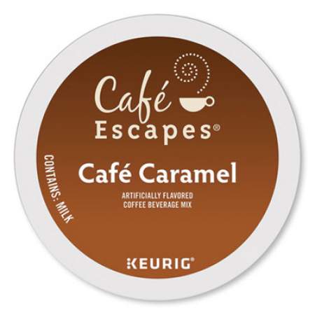 Cafe Escapes Caf Caramel K-Cups, 24/Box (6813)
