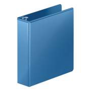 Wilson Jones Heavy-Duty Round Ring View Binder with Extra-Durable Hinge, 3 Rings, 2" Capacity, 11 x 8.5, PC Blue (363447462)