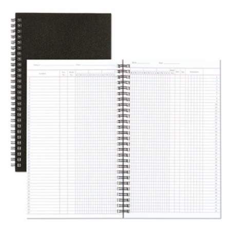 National Class Record Book, 6-Day/6-Week Format, 9-1/2 x 5-3/4, Black, 120 Pages (33990)
