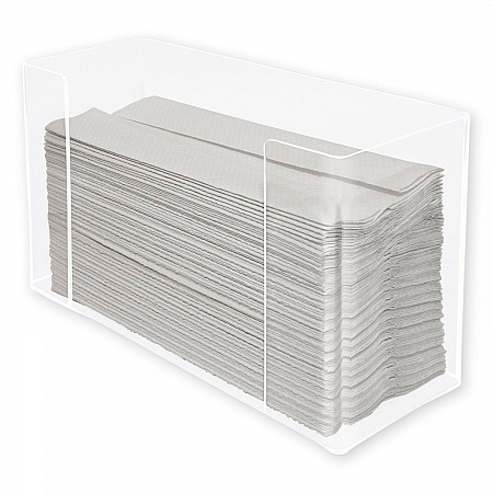Multifold Paper Towel Dispenser, 11.5 x 4.2 x 6.75, Clear (AH190)