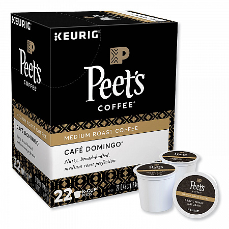 Cafe Domingo K-Cups, 22/Box (6543)