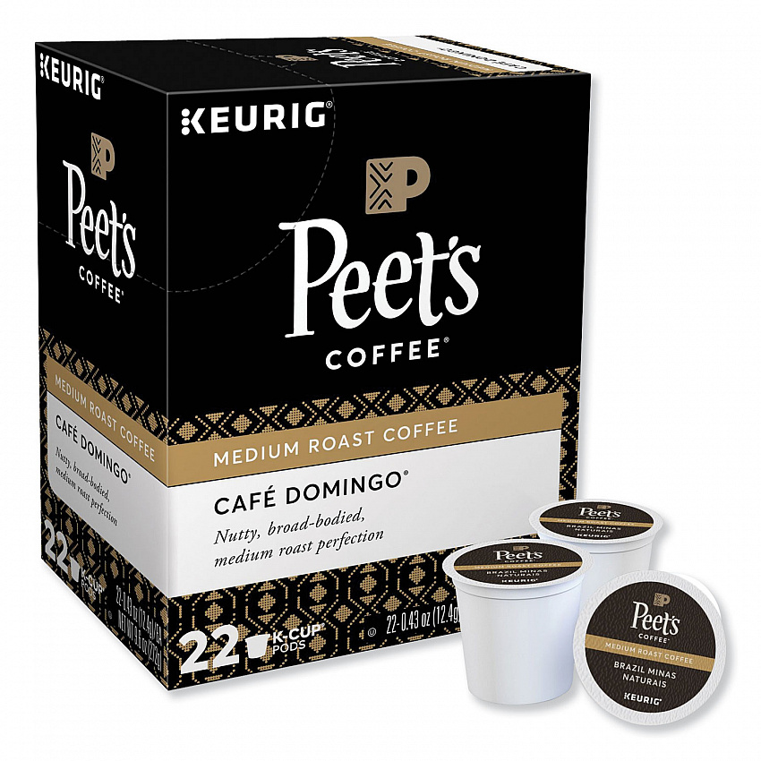 Cafe Domingo K-Cups, 22/Box (6543)