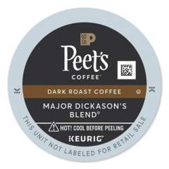 Peet's Coffee & Tea Major Dickason's Blend K-Cups, 22/Box (6547)