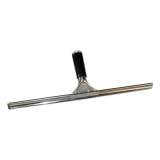 Impact Stainless Steel Window Squeegee, 18" Wide Blade, 3" Rubber Grip Handle (6228)