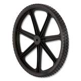 Rubbermaid Commercial Wheel for 5642, 5642-61 Big Wheel Cart, 20" diameter, Black (M1564200)