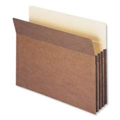 Smead Redrope Drop Front File Pockets, 3.5" Expansion, Letter Size, Redrope, 50/Box (73805)