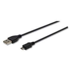 Innovera USB to Micro USB Cable, 10 ft, Black (30013)