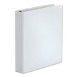 Universal Deluxe Easy-to-Open D-Ring View Binder, 3 Rings, 1.5" Capacity, 11 x 8.5, White (30722)