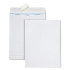 Quality Park Redi-Strip Security Tinted Envelope, #13 1/2, Square Flap, Redi-Strip Closure, 10 x 13, White, 100/Box (44929)