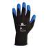 KleenGuard G40 Nitrile Coated Gloves, 230 mm Length, Medium/Size 8, Blue, 12 Pairs (40226)