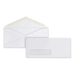 Quality Park Business Envelope, #10, Monarch Flap, Gummed Closure, 4.13 x 9.5, White, 500/Box (90011)