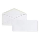 Quality Park Business Envelope, #10, Monarch Flap, Gummed Closure, 4.13 x 9.5, White, 500/Box (90010)