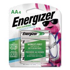 Energizer NiMH Rechargeable AA Batteries, 1.2 V, 4/Pack (NH15BP4)