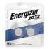 Energizer 2032 Lithium Coin Battery, 3 V, 2/Pack (2032BP2)