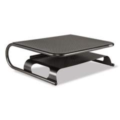 Allsop Metal Art Printer and Monitor Stand Plus, 18" x 13.5" x 6", Black, Supports 50 lbs (31863)