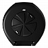 3 Roll Bath Tissue Roll Dispenser for OptiCore, 14.12 x 6.31 x 14.56, Black (565828)