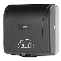Mini Mechanical Hand Towel Roll Dispenser, For H71 System, 11.75 x 7.5 x 12.5, Black (774728)