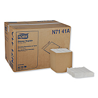 Universal Dinner Napkins, 1-Ply, 17 x 17, 1/4 Fold, White, 4008/Carton (N7141A)