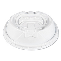 Optima Reclosable Lids for Hot Paper Cups, Fits 10 oz to 24 oz Hot Cups, Plastic, White, 1,000/Carton (OPT316)