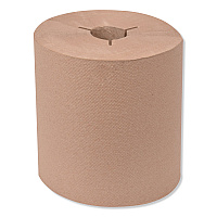 Universal Hand Towel Roll, Notched, 1-Ply, 8" x 1,000 ft, Natural, 6 Rolls/Carton (8031000)