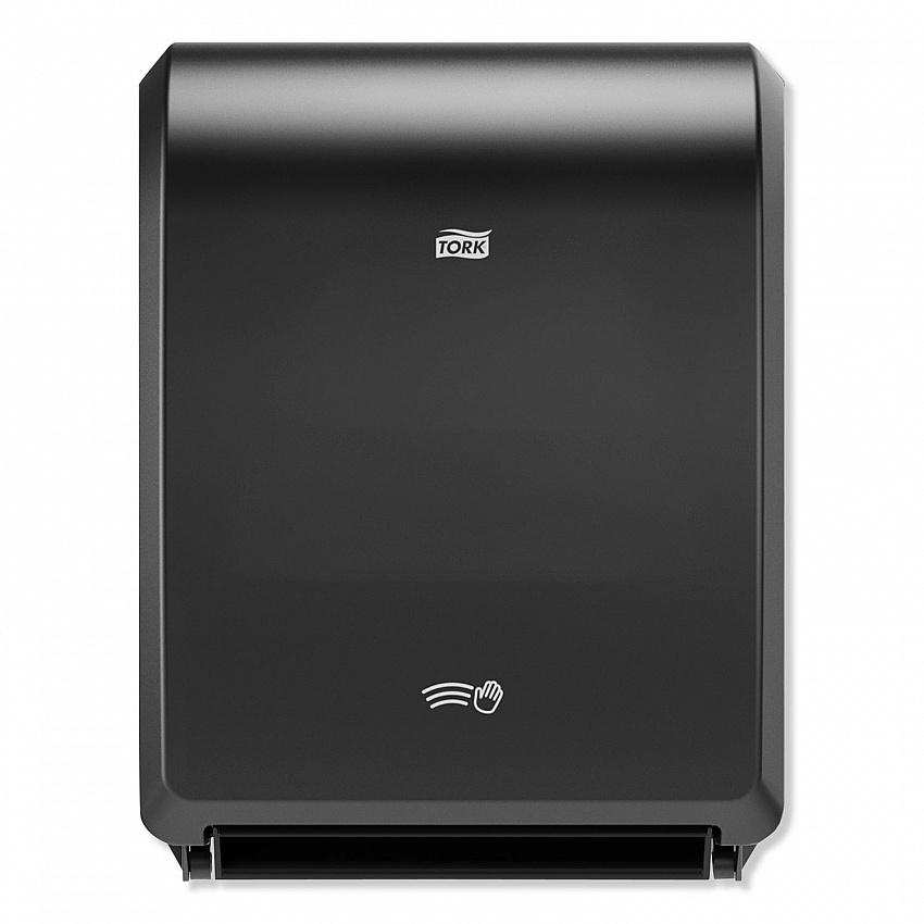 Electronic Hand Towel Roll Dispenser, 8" Roll, 12.32 x 9.32 x 15.95, Black (771828)
