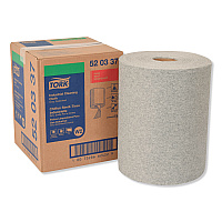 Industrial Cleaning Cloths, 1-Ply, 12.6 x 10, Gray, 500 Wipes/Roll (520337)