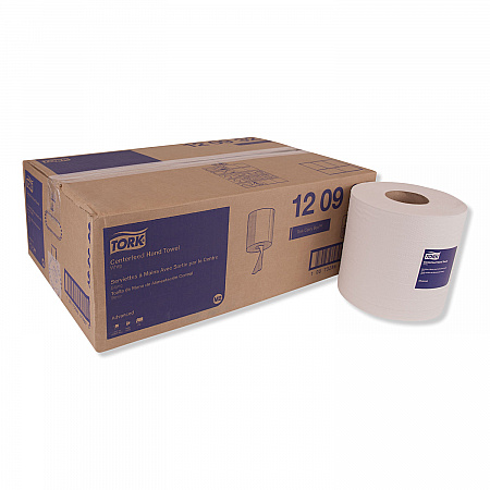 Centerfeed Hand Towel, 2-Ply, 7.6 x 11.8, White, 500/Roll, 6 Rolls/Carton (120932)