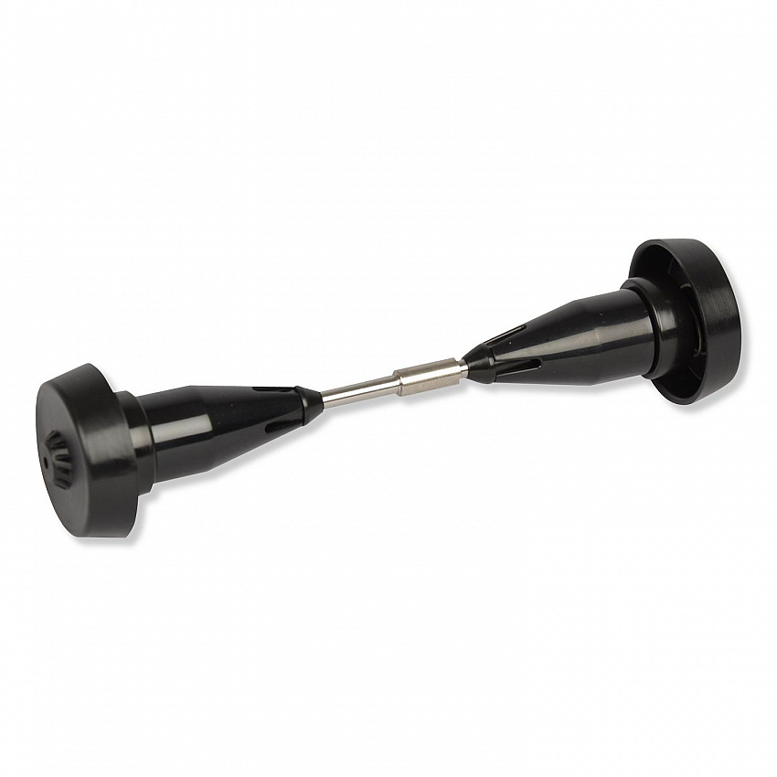 Coreless High Capacity Spindle Kit, Plastic, 3.66" Roll Size, Black, 2/Kit (473060)