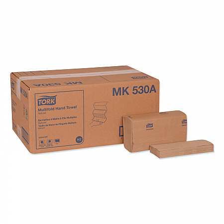 Universal Multifold Hand Towel, 1-Ply, 9.13 x 9.5, Natural, 250/Pack, 16 Packs/Carton (MK530A)