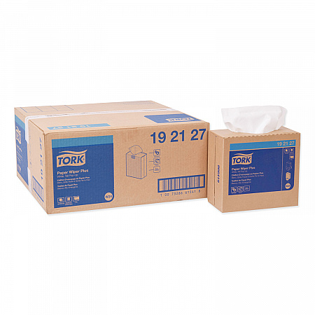 Multipurpose Paper Wiper, 9.25 x 16.25, White, 100/Box, 8 Boxes/Carton (192127)