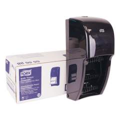 Tork Elevation High Capacity Bath Tissue Dispenser, 6.3 x 6.46 x 14.2, Black (555628)