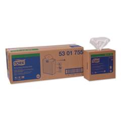 Tork Heavy-Duty Cleaning Cloth, 8.46 x 16.13, White, 80/Box, 5 Boxes/Carton (5301755)
