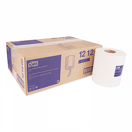 Advanced Centerfeed Hand Towel, 2-Ply, 8.25 x 11.8, White, 610/Roll, 6/Carton (121202)