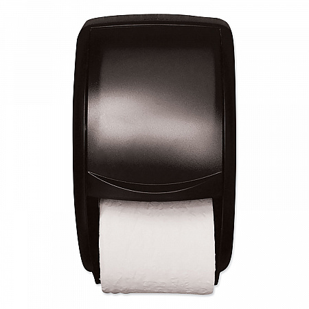Twin Standard Roll Bath Tissue Dispenser, 7.5 x 7 x 12.75, Smoke (55TR)