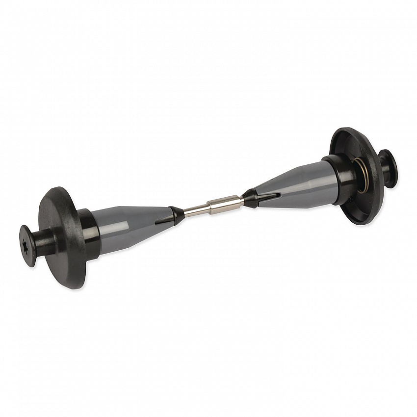 Coreless High Capacity Spindle Kit, Plastic, 3.66" Roll Size, Type B, Gray, 2/Kit (473020)