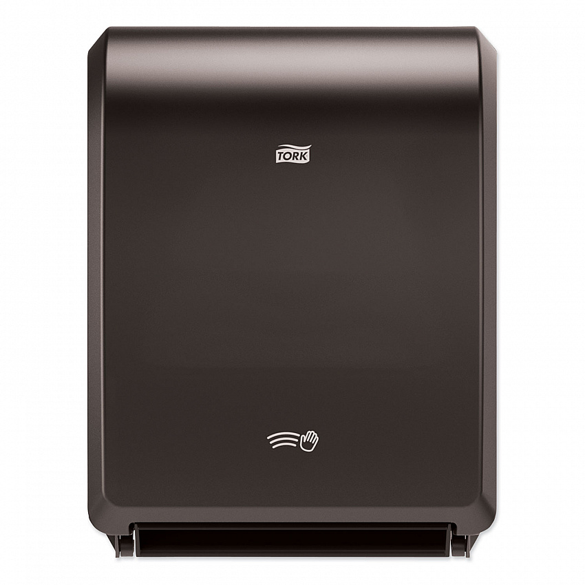 Electronic Hand Towel Roll Dispenser, 7.5" Roll, 12.32 x 9.32 x 15.95, Black (771728)