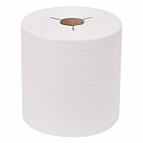 Universal Hand Towel Roll, Notched, 1-Ply, 7.5" x 630 ft, White, 6 Rolls/Carton (8031600)