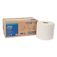 Paper Wiper, Centerfeed, 2-Ply, 9 x 13, White, 800/Roll, 2 Rolls/Carton (130211B)