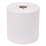 Premium Hand Towel Roll, Notched, 1-Ply, 8" x 600 ft, White, 720 Sheets/Roll, 6 Rolls/Carton (8030630)