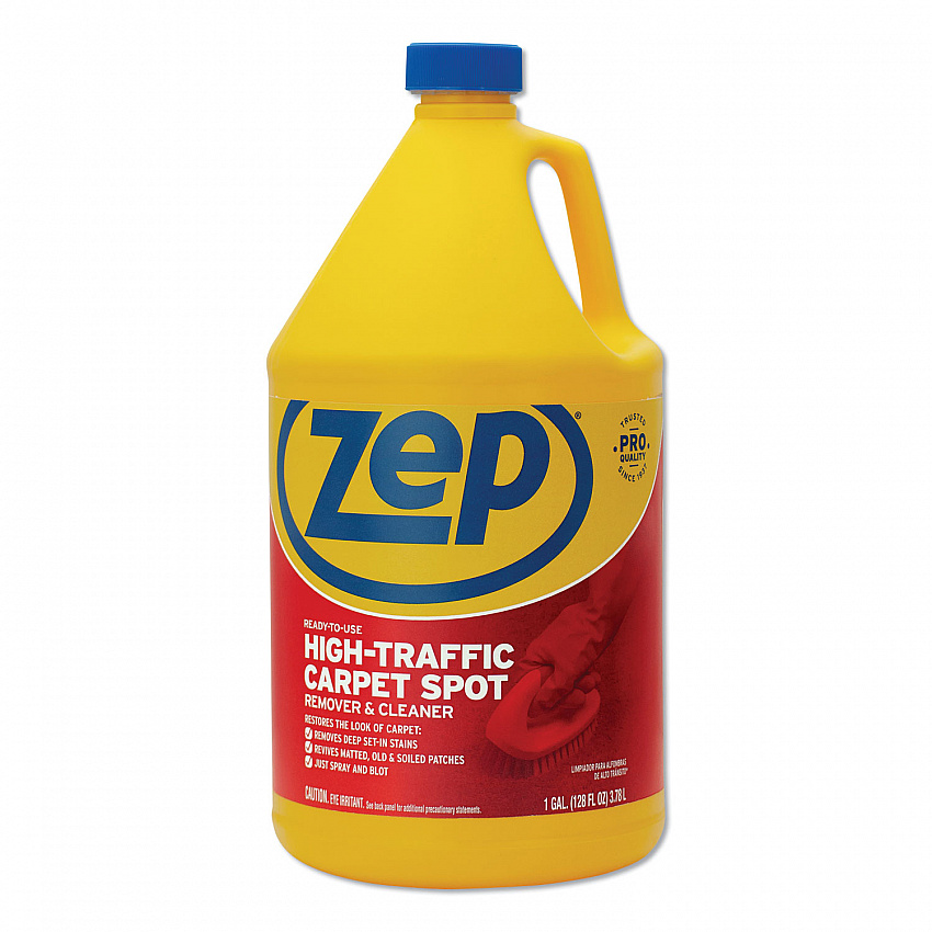 High Traffic Carpet Cleaner, 128 oz Bottle (ZUHTC128EA)