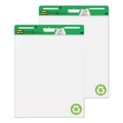 Post-it Easel Pads Super Sticky Vertical-Orientation Self-Stick Easel Pads, Unruled, 30 White 25 x 30 Sheets, 2/Carton (559RP)